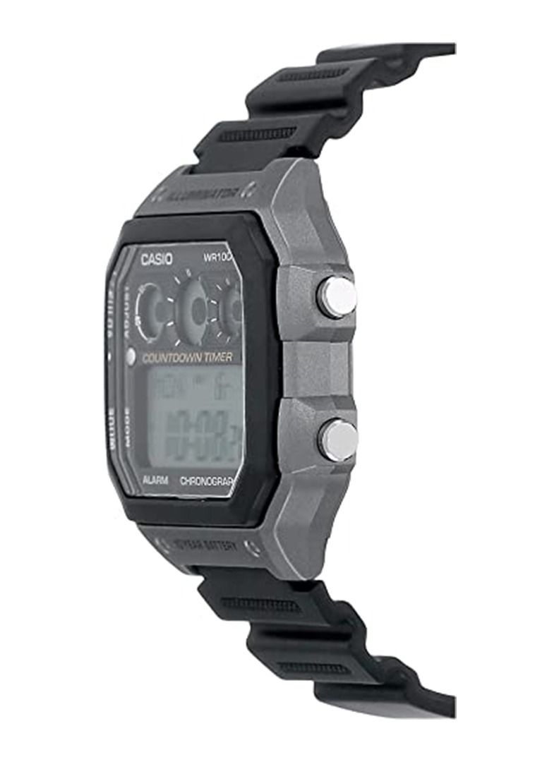 كاسيو Men's Digital Quartz Watch AE-1300WH-8AVDF - 45 mm - Black - Image 2