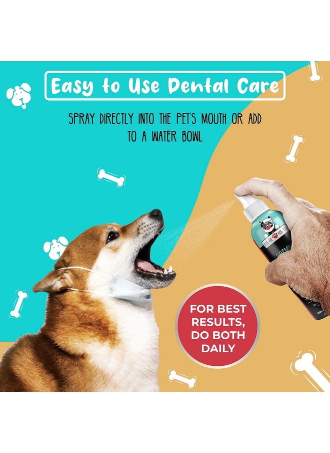 Pets Are Kids Too Pets are Kids Dog Dental Spray - 8oz Premium Dog Breath Spray & Dental Care - Natural Breath Freshener, Fights Tartar, Plaque & Gum Disease, Mouthwash for Dogs & Cats - Mint Formula Water Additive  - Image 5