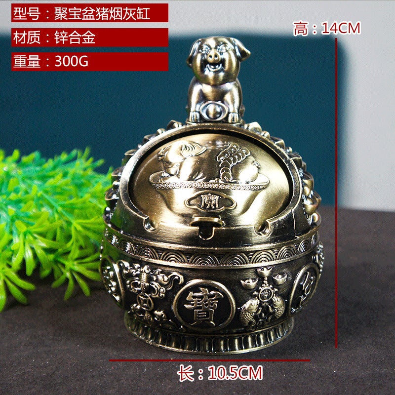 مبخرة زودياك المعدنية من سبائك الألومنيوم، حرف معدنية، ديكور منزلي، هدية لمكتب قاعة الشاي - Image 1