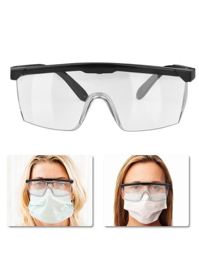 Thoraya Anti Fog Windproof Anti Dust Full-Sealing Goggles Transparent Lens Wearable Nearsighted Glasses(sand black )  - Image 5