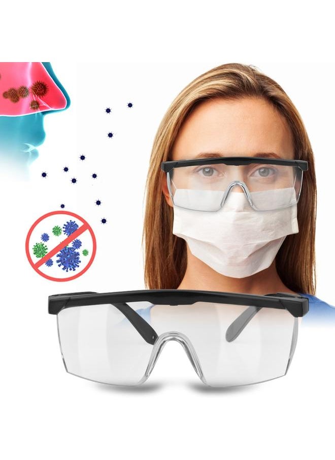 Thoraya Anti Fog Windproof Anti Dust Full-Sealing Goggles Transparent Lens Wearable Nearsighted Glasses(sand black )  - Image 3