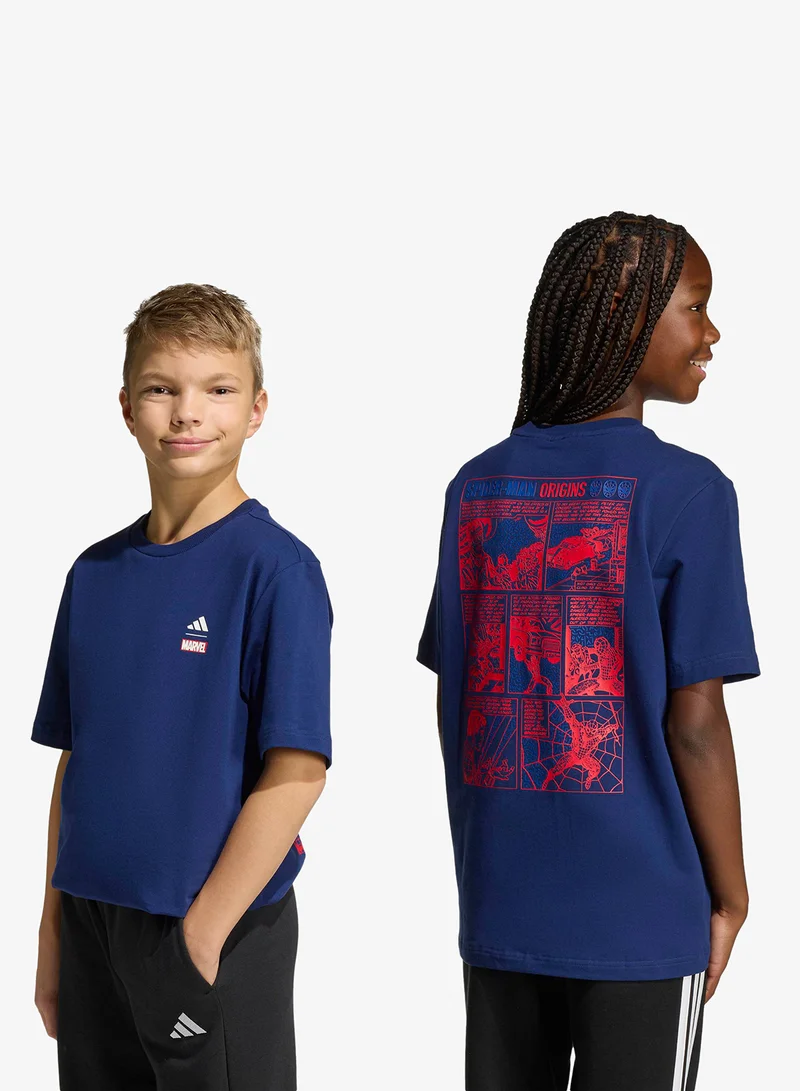 اديداس Youth Marvel Spider Man Graphic T-Shirt