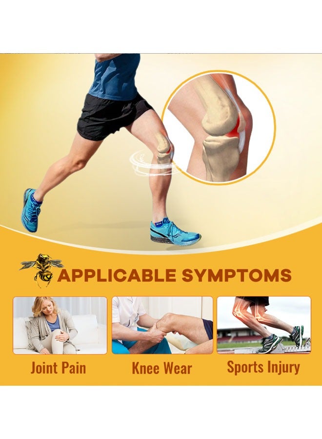 Sumifun 3Pcs Bee Venom Professional Treatment Gel + 3PCS Joint And Bone Therapy Cream , Dual Relief For Joint & Muscle Pain, Soothes Neck, Shoulders, Back, Hips & Feet, Quick Pain Relief Formula - Image 3