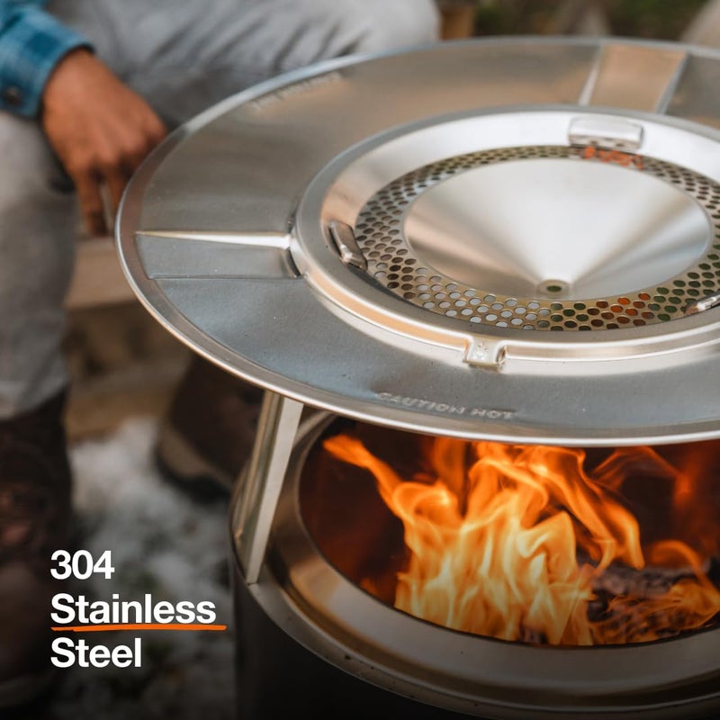 Solo Stove Bonfire Heat Deflector - Enhance Warmth and Comfort for Your Fire Pit - Durable 304 Stainless Steel - Maximizes Heat Radius - Long-Lasting Camping Essentials, 7 lbs - Image 5