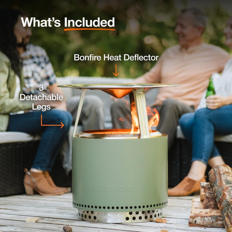 Solo Stove Bonfire Heat Deflector - Enhance Warmth and Comfort for Your Fire Pit - Durable 304 Stainless Steel - Maximizes Heat Radius - Long-Lasting Camping Essentials, 7 lbs - Image 3