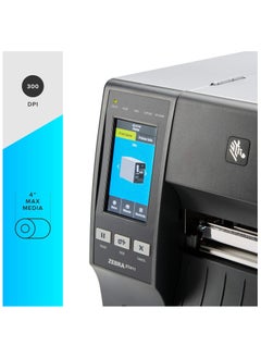 ZEBRA ZT411 Thermal Transfer Industrial Printer 300 dpi  - Image 4