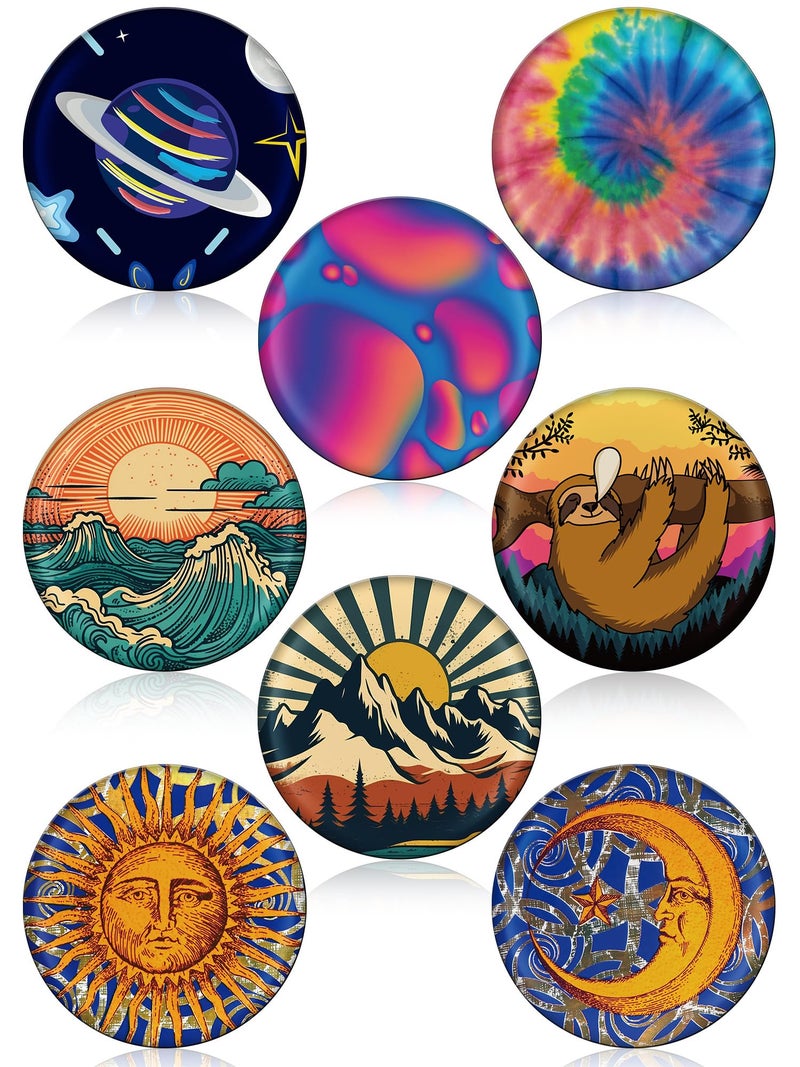 Syhood 8 Pcs Foldable Silicone Flying Disc Golf Toy 6 Inch 55 Gram Sport Soft Fly Disc Fly Straight and Far Colorful Playground Toys for Beginners or Advanced Indoors or Outdoor Playing Lawn Game - Image 1