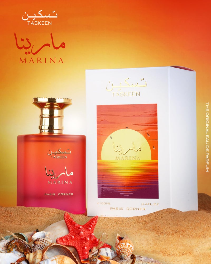 Paris Corner Taskeen Marina Tropical Edp 3.4 Fl Oz Unisex Fragrance for Men and Women - Image 2