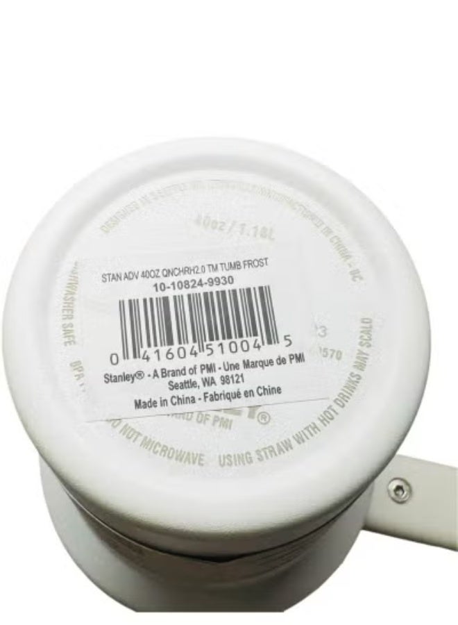 Stanley 40oz Stainless Steel Quencher Tumbler with Handle and Straw – H2.0 FlowState Double Wall Vacuum Insulated Travel Cup – Leak-Resistant Lid, BPA-Free Hydration Mug Keeps Drinks Cold for 24 Hours or Hot for 12 – Reusable, Durable & Cupholder Friendly - Image 4