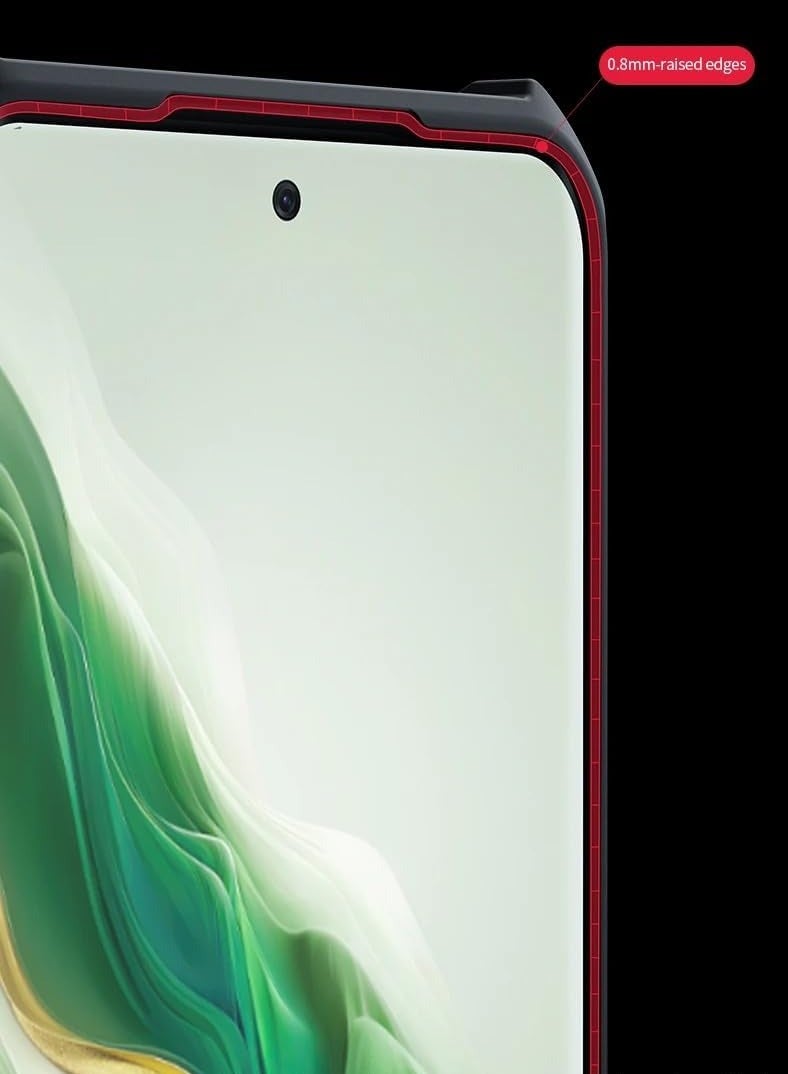 عام جراب مغناطيسي متوافق مع هاتف هونور ماجيك 6 برو، جراب قابل للوقوف، وسادة هوائية، حماية من السقوط، تغطية خلفية من الأكريليك والتي بي يو - Image 5