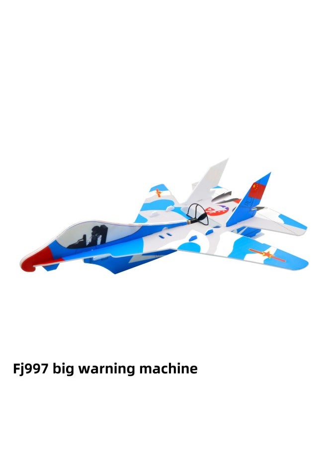 Direct Student Research Aircraft To Learn Outdoor Electric Free Aircraft DIY Rubber Swing Machine Model-Color:Large Warning Machine (cy-919)  - Image 1