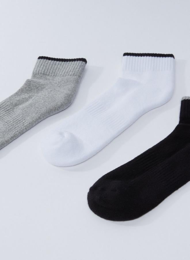 Splash FAV Set of 3 - Ribbed Ankle Length Socks - Image 3