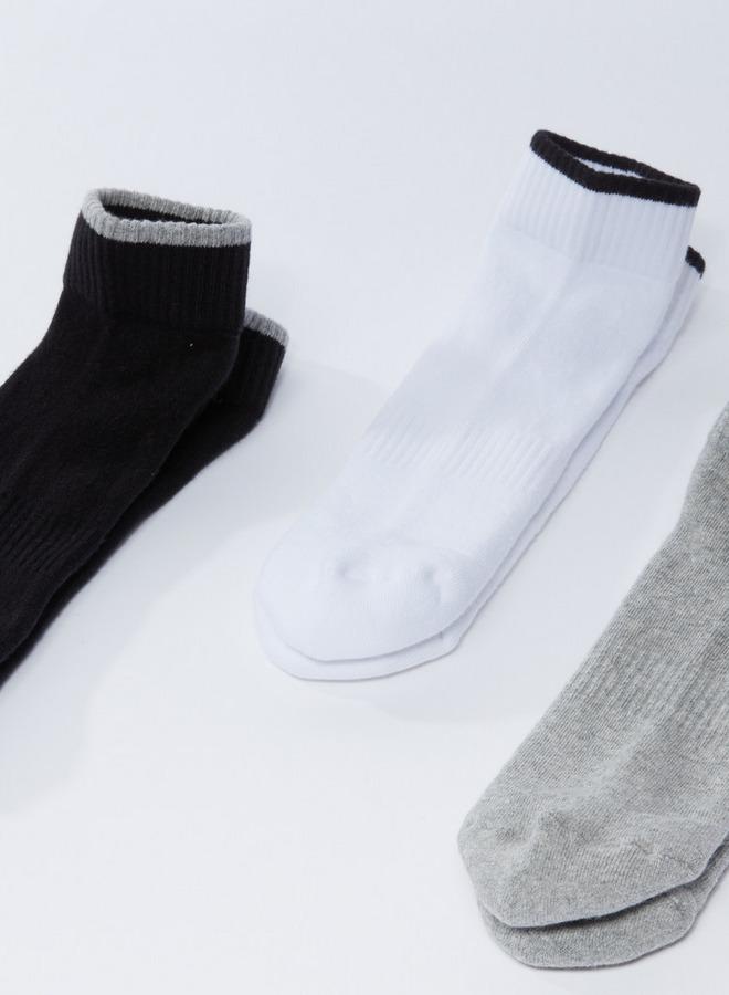 Splash FAV Set of 3 - Ribbed Ankle Length Socks - Image 1