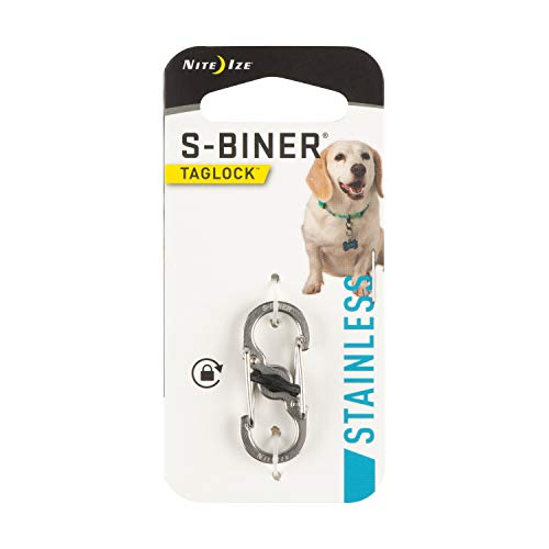 NITE IZE NiteIze PLSBM-11-R3Nite Ize S-Biner TagLock, Double-Gated Carabiner, Stainless Steel - Image 1