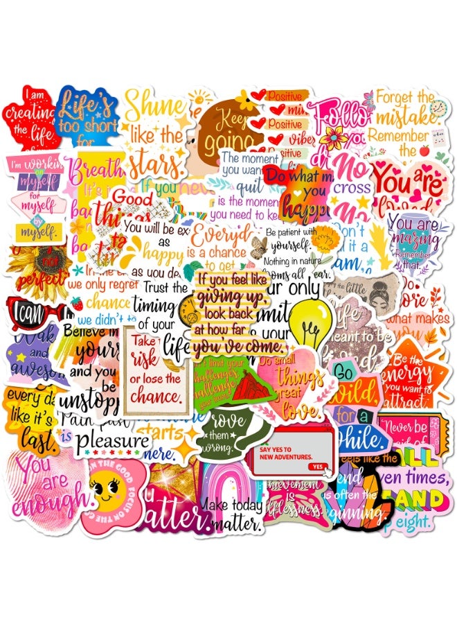 NIBEMINENT 50 Pcs Light Bulb In English Deco Kit Waterproof Stickers, High Definition Printing Bright Colors, Suitable for Laptop Skateboard Luggage Water Bottle Guitar DIY - Image 2