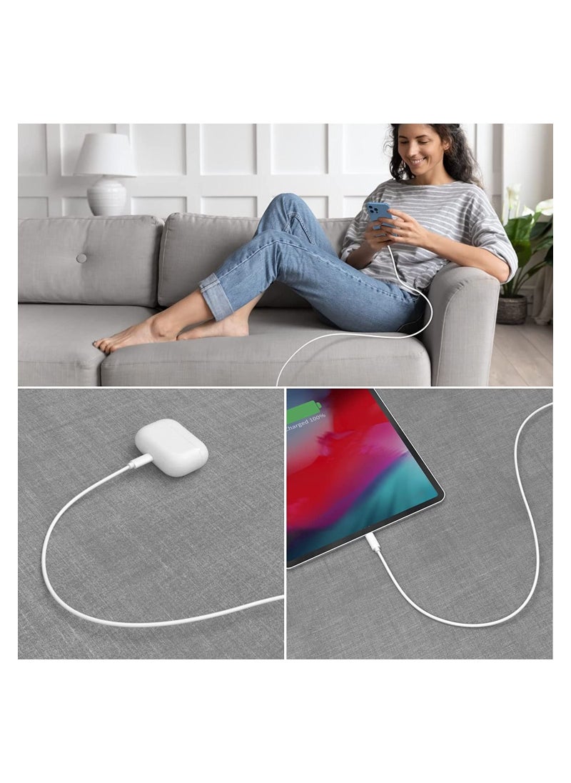 Generic - Compatible with iPhone Fast Charging Cable Cord - 3Pack 6FT MFi Certified USB-C to Lightning Cable, Type C iPhone Rapid Charger Cord for iPhone 14 13 12 Mini Pro Max 11 X XS XR 8 Plus iPad - Image 1