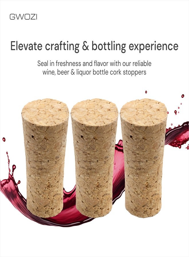 سدادات فلين لزجاجات النبيذ - سدادات فلين خشبية ناعمة للأعمال اليدوية، 12 قطعة - سدادات فلين مدببة لزجاجات النبيذ - سدادات/أغطية فلين لزجاجات النبيذ والبيرة والمشروبات الكحولية لصنع الحرف اليدوية، مانعة للتسرب، 1.57 × 0.98 بوصة - Image 5
