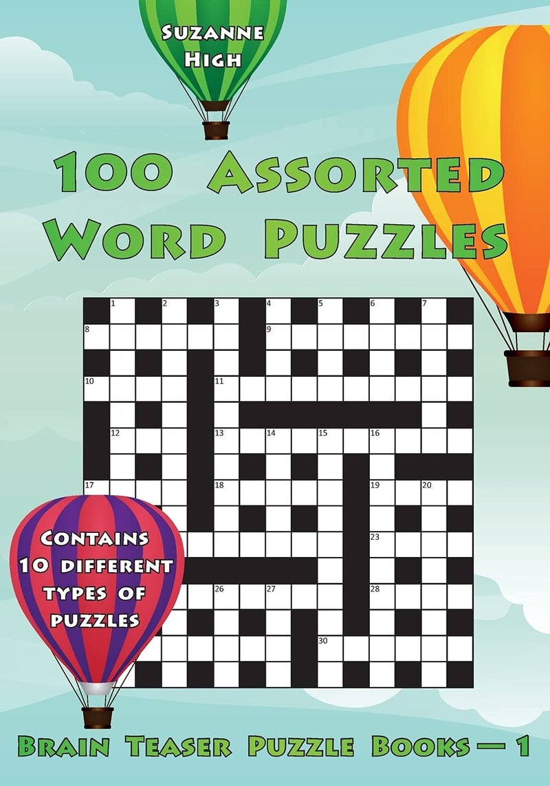 CREATESPACE 100 Assorted Word Puzzles: UK Edition (Brain Teaser Puzzle Books) (Volume 1)