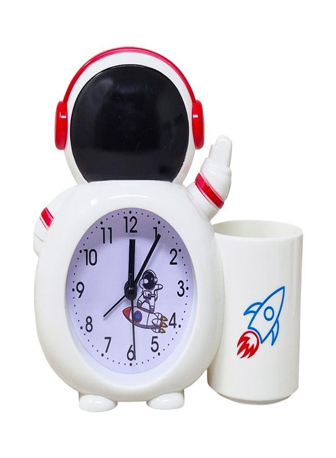 Sidak Astronaut Alarm Clock with Pen Holder for Kids, Bedroom Astronaut Alarm Clock, Birthday Party Return Gifts for Kids (Black) - Image 1