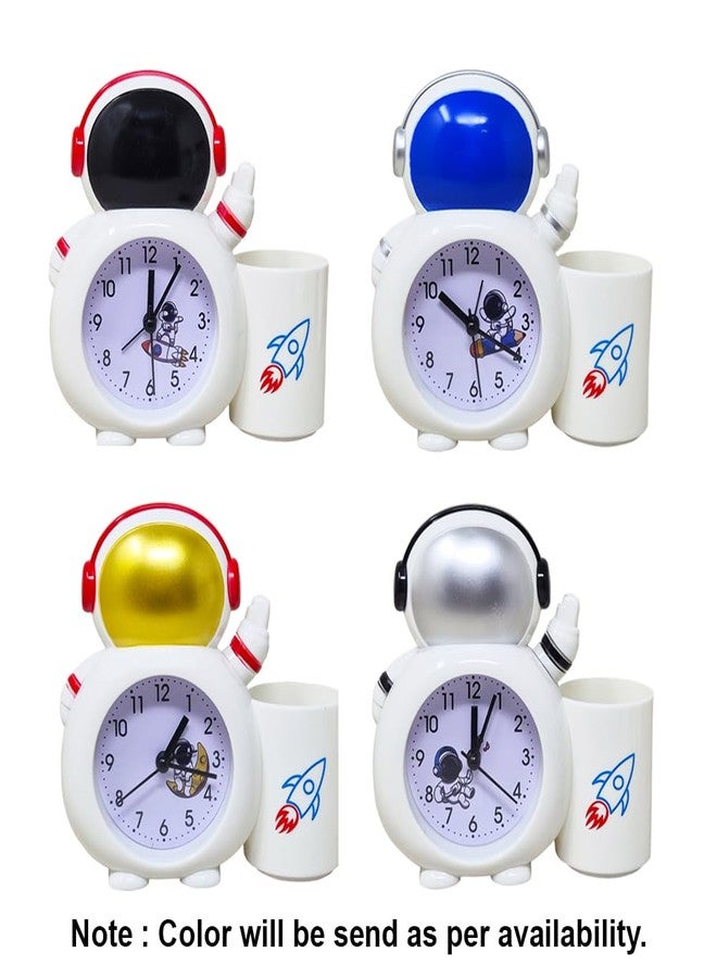 Sidak Astronaut Alarm Clock with Pen Holder for Kids, Bedroom Astronaut Alarm Clock, Birthday Party Return Gifts for Kids (Black) - Image 5