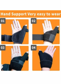 Excefore Wrist Brace for Carpal Tunnel, 1 Pack Adjustable Thumb Wrist Support Brace for Sports Protecting/Tendonitis Pain Relief, Splint Wrist Brace Day Night Support for Women Men  - Image 3