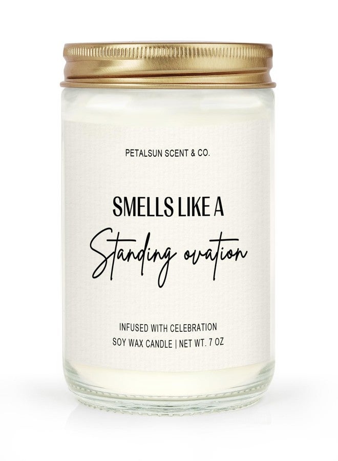 Petalsun Standing Ovation Candle, Funny Theater Gifts, Gifts for Music & Broadway Lovers, Actors, Singers, Dancers, Theater Students, Graduates- Congrats, Graduation, Birthday, Christmas (7oz) - Image 1
