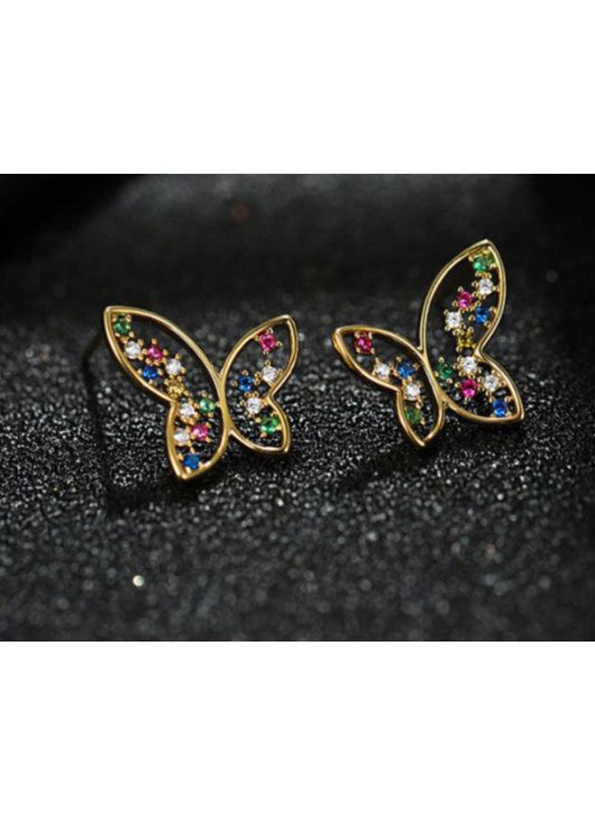 NIBEMINENT - Butterfly Stud Earrings - Image 1