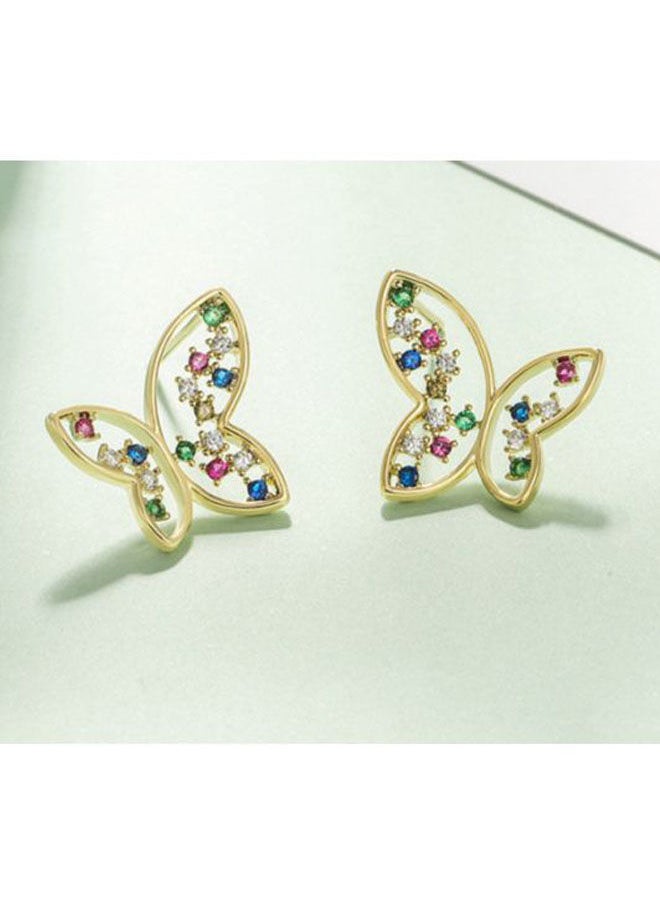 NIBEMINENT - Butterfly Stud Earrings - Image 1