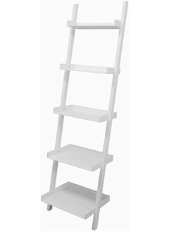 Kiera Grace Kieragrace Modern 5 Tier Wood Ladder Bookshelf White  - Image 1