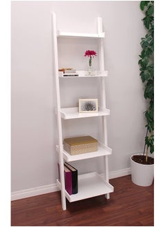 Kiera Grace Kieragrace Modern 5 Tier Wood Ladder Bookshelf White  - Image 5