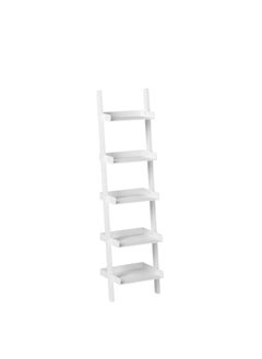 Kiera Grace Kieragrace Modern 5 Tier Wood Ladder Bookshelf White  - Image 4