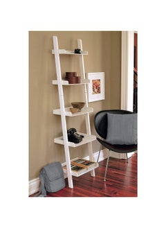 Kiera Grace Kieragrace Modern 5 Tier Wood Ladder Bookshelf White  - Image 2