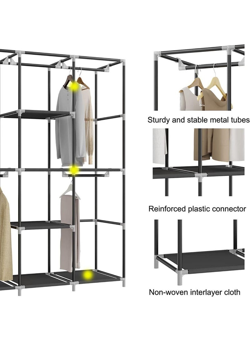 INFLUX Non-woven Combination Wardrobe Clothes Storage Rack - Image 2