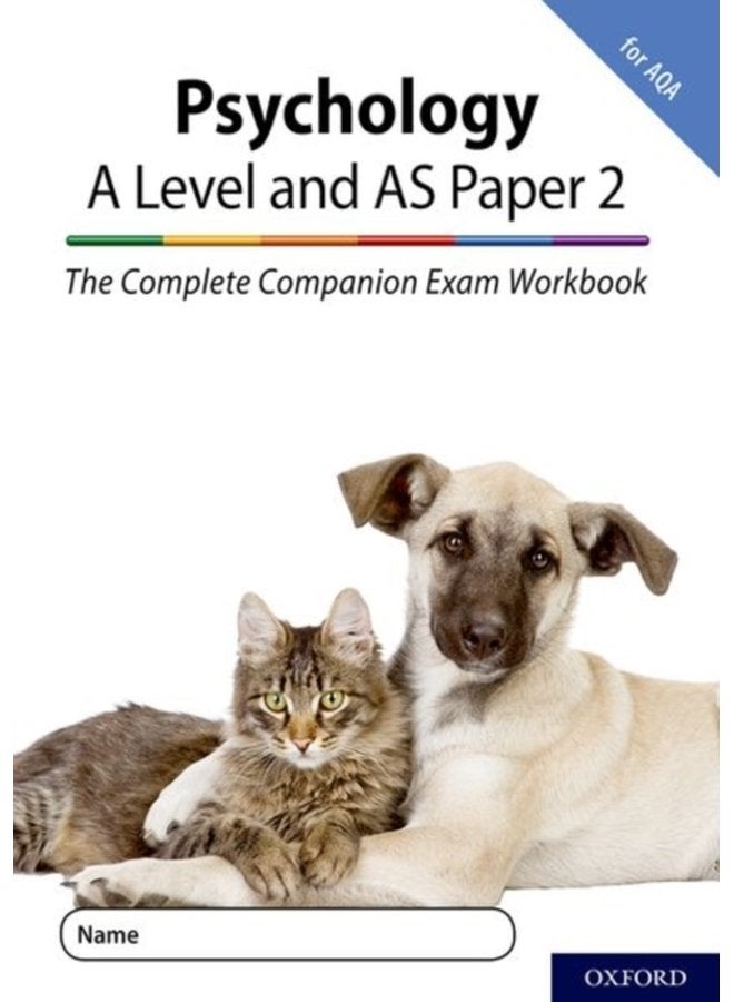 The Complete Companions for AQA Fourth Edition 16 18 AQA Psychology A Level Year 1 and AS Paper 2 Exam Workbook - Paperback