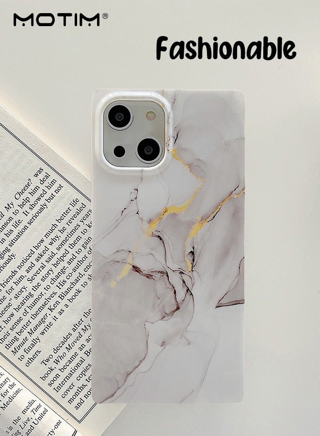 Motim Glitter Marble Design Case for iPhone 14 Gold Sparkly Soft TPU Cover Slim Shockproof Protective Phone Case for Women - Image 3