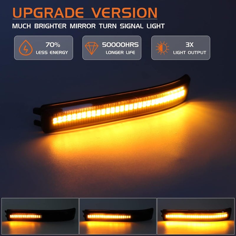 FetonAuto Sequential LED Turn Signal Lights for Ford F150 Raptor - Image 2