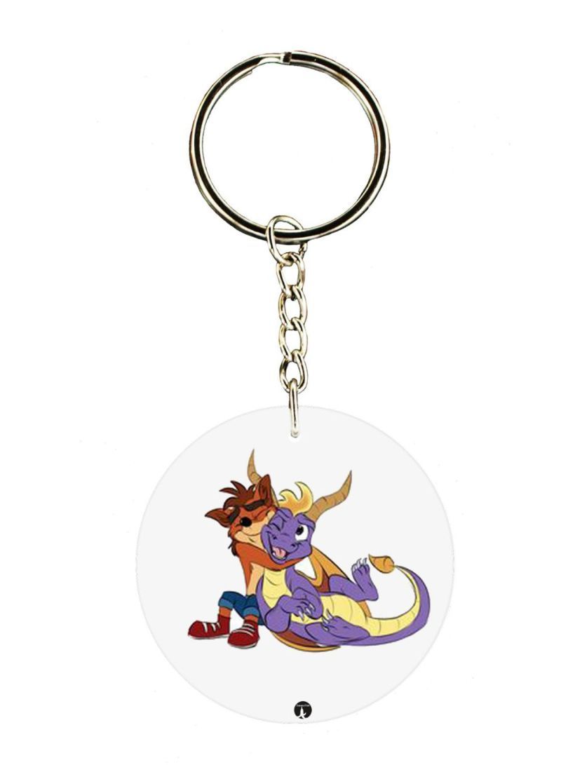 RKN Spyro Double Side Printed Keychain