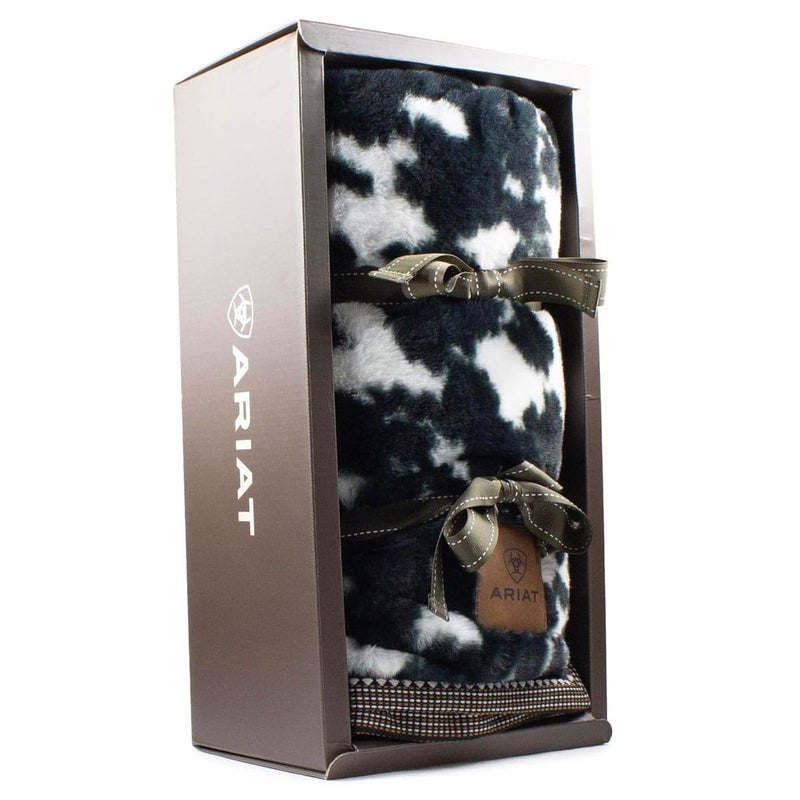 ARIAT Snuggle Appaloosa Blanket 50 x 60 Lightweight Comfy Soft Cozy Warm Fluffy Throw Blanket in Beautiful Gift Box - Image 2
