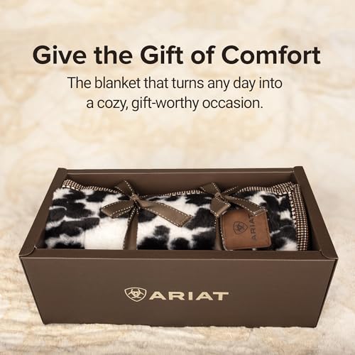 ARIAT Snuggle Appaloosa Blanket 50 x 60 Lightweight Comfy Soft Cozy Warm Fluffy Throw Blanket in Beautiful Gift Box - Image 3
