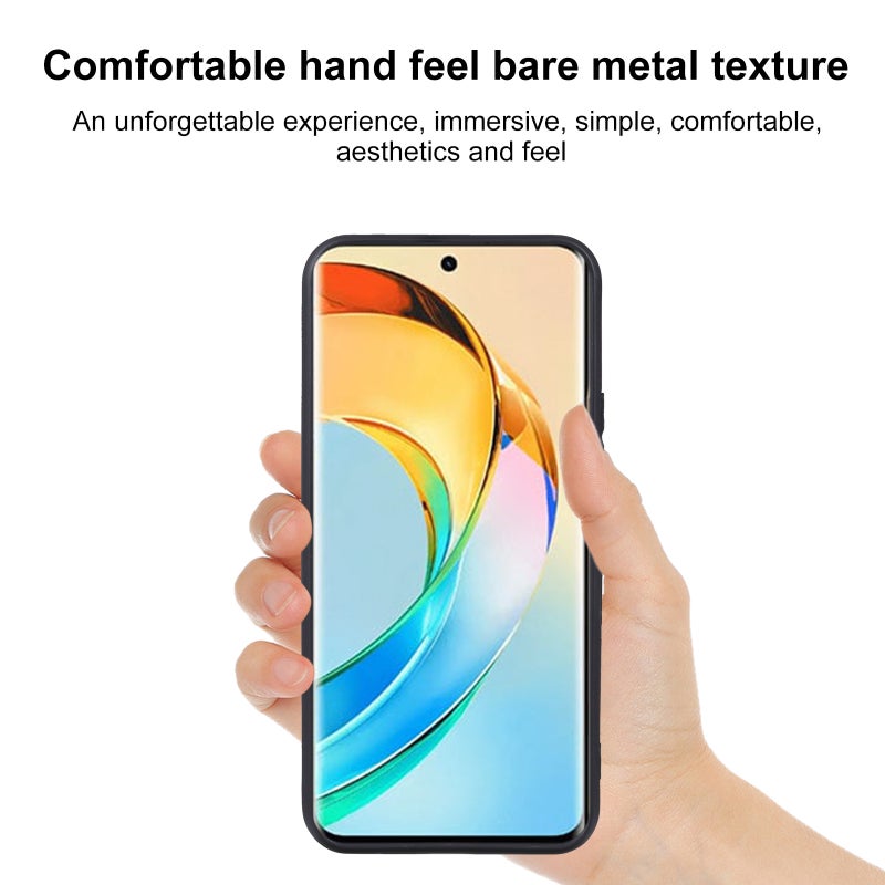 HuHa غطاء حماية لهاتف Honor X9b / Magic6 Lite 5G TPU أسود - Image 3