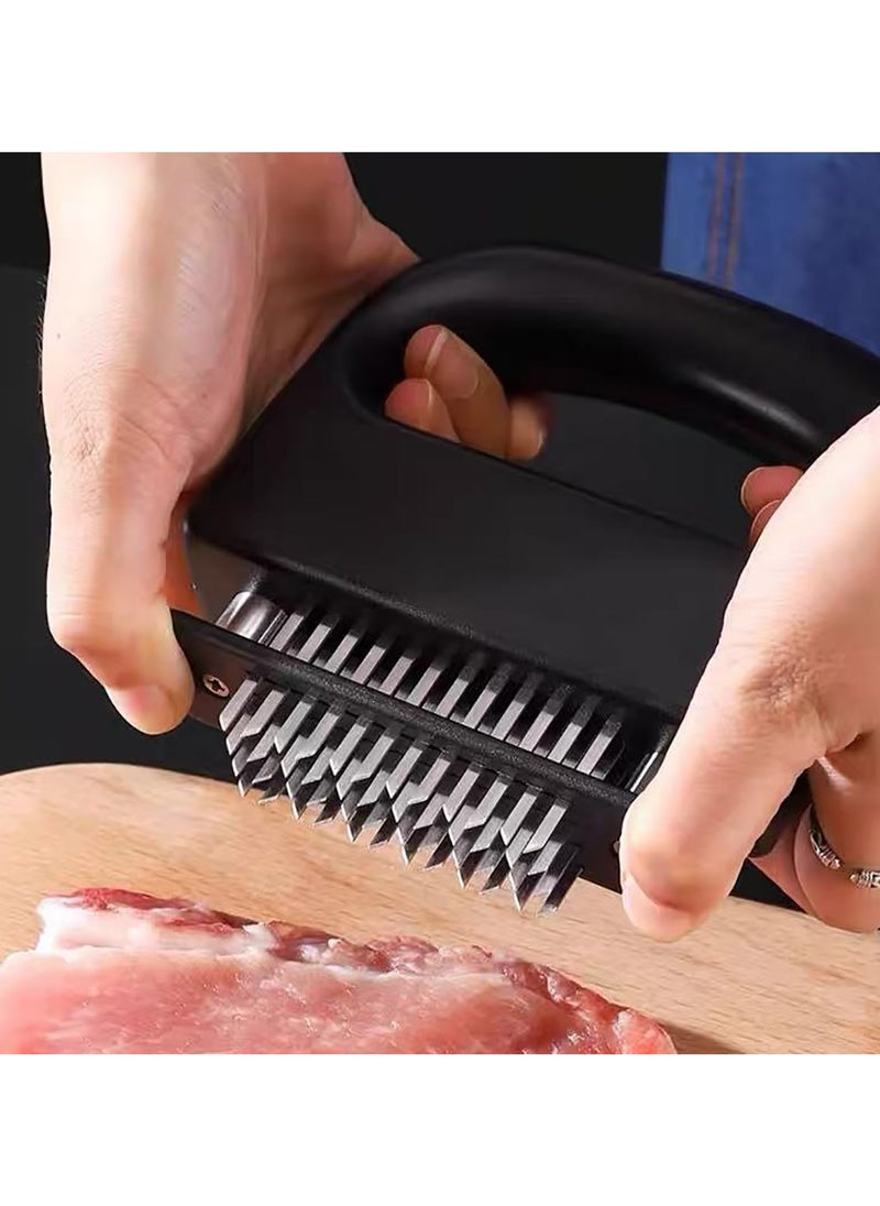 Beauenty Meat Tenderizer with 48 Stainless Steel Ultra Sharp Needle Blades Heavy Duty Cooking machine for Tenderizing Beef, Turkey, Chicken, Steak, Veal, Pork, Fish  - Image 4