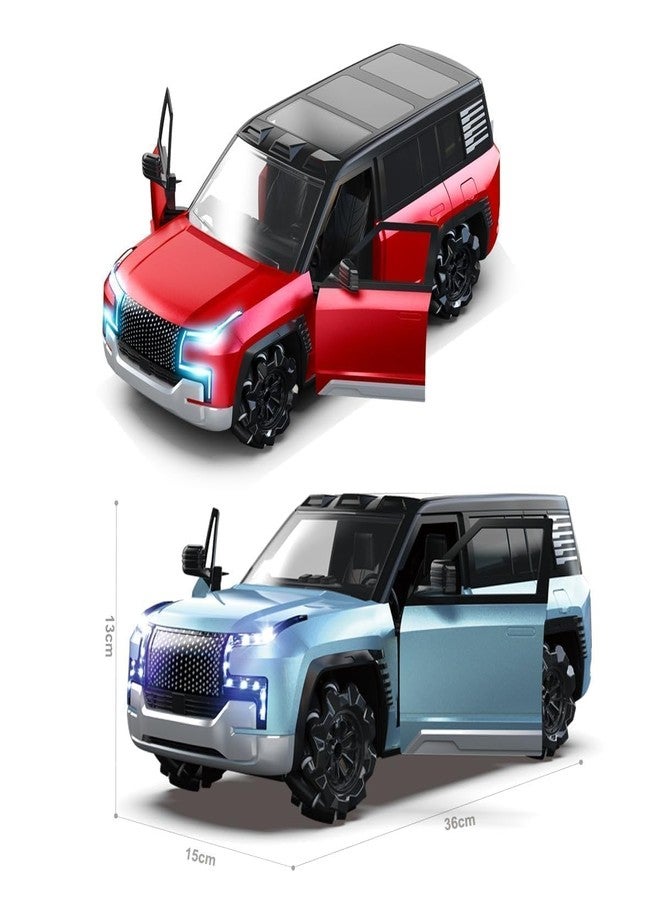 RABRA 1:12 Scale Rechargeable Moka U8 Remote Control Drift Car with EV Power Charge Station | Auto Park, Light & Music for Kids/Childrens. Multicolor - Image 3