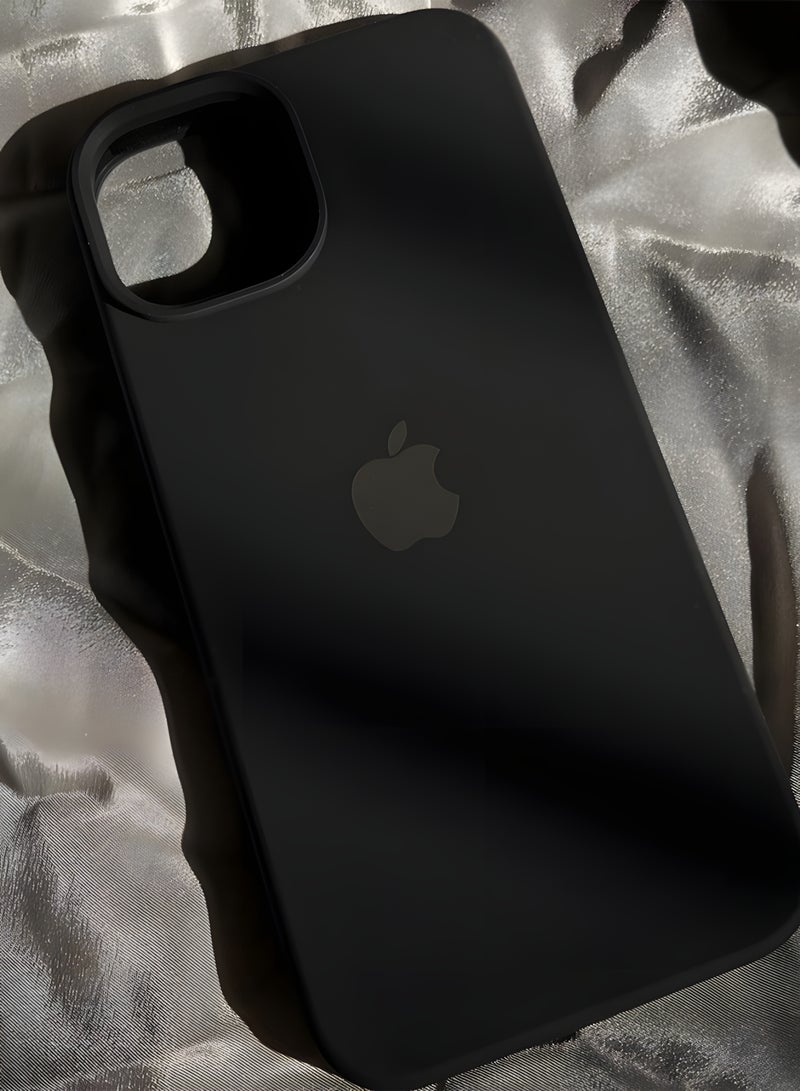 Silicone Case for iPhone 16 Pro – Soft-Touch Shockproof Slim Protective Cover with Soft Inner Lining, Camera Protection & Anti-Slip Grip - Black - Image 5