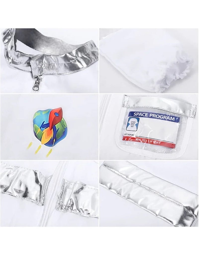 Children's Astronaut Space Costume Space Pretend Dress Up Role Play Set for Kids Cosplay Ages 4-12 - Image 4