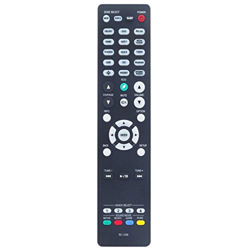 Allimity RC-1228 Replacement Remote sub RC-1227 RC-1226 RC-1217 RC-1218 RC-1192 fit for Denon AV Receiver 30701026200AD AVR-S940H AVR-S950H AVR-X3500H AVR-X2500H AVR-X2600H AVR-X3600H AVR-X1600H - Image 1