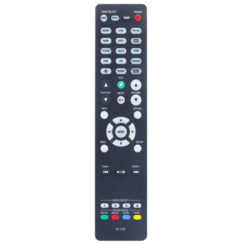 Allimity RC-1228 Replacement Remote sub RC-1227 RC-1226 RC-1217 RC-1218 RC-1192 fit for Denon AV Receiver 30701026200AD AVR-S940H AVR-S950H AVR-X3500H AVR-X2500H AVR-X2600H AVR-X3600H AVR-X1600H - Image 5