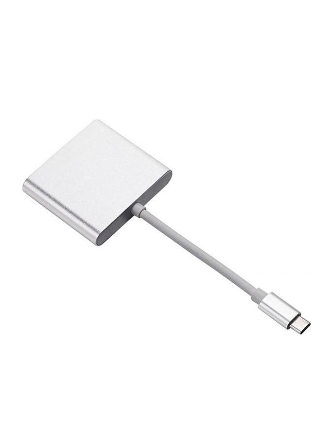 4K هدمي محول نوع سي فضي - Image 2