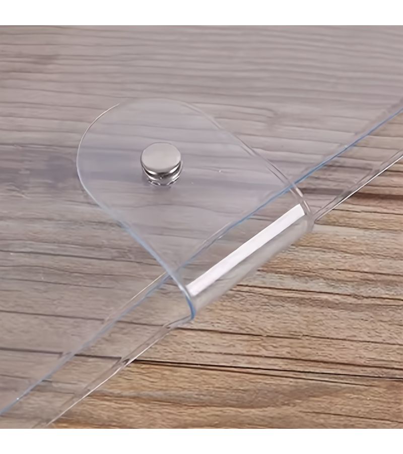 A5 A6 A7 Transparent Loose Leaf Binder Cover 6 Hole Snap Closure For Ring Bound Planner Pages 45pcs Loose Leaf Replacement Core - Image 3