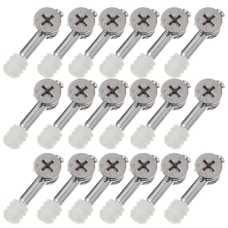 50 Pcs Furniture Locking Bolt 3-in-1 Cabinet Cam Furniture Lock Fixing - Image 1