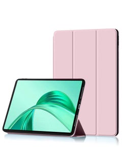 Techie Honor Pad X8a 11 Inch 2024 Smart Folio Flip Trifold Back Case with Auto Wake/Sleep Function Cover - Baby Pink  - Image 4